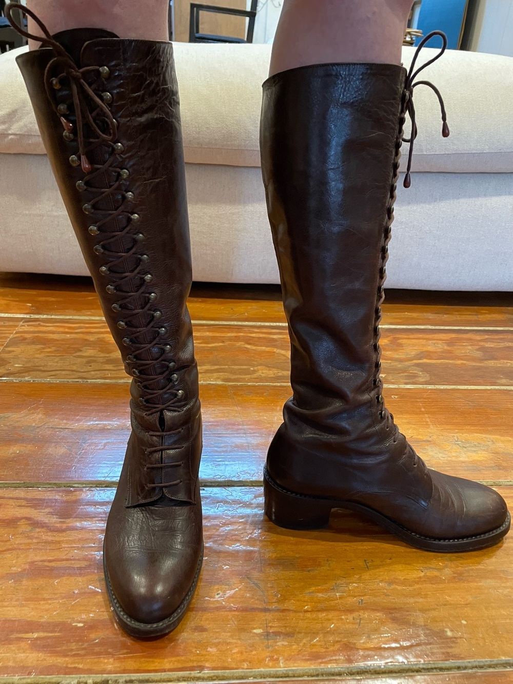 Henry Béguelin for Barneys New York Dark HAND MADE Italian riding boots